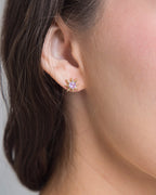 Pink Stardust Studs