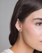 Tiny Emerald Studs
