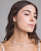 Platinum Heart Necklace 925