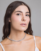 Silver Dots Necklace