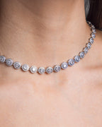 Silver Dots Necklace