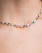 Rainbow Heart Necklace