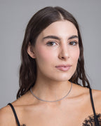 Silver Tennis Necklace
