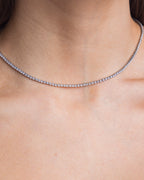Silver Tennis Necklace