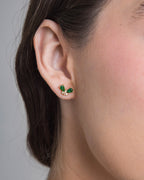 Golden Emerald Beetle Studs