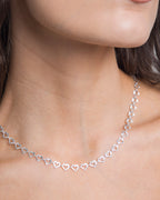 Crystal Heart Necklace 925