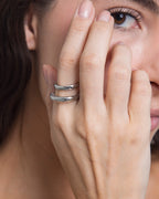 Silver Rounded Ring