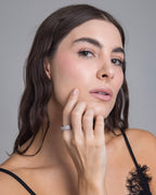 Silver Baguette Ring