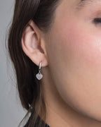 Heart Crystal Hoops