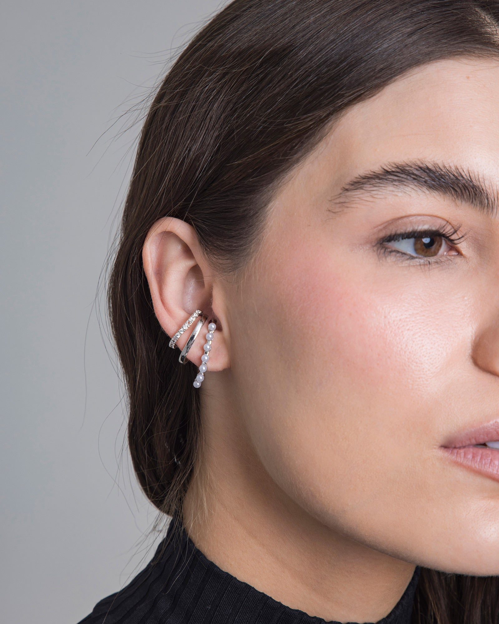 Triple Shiny Earcuff