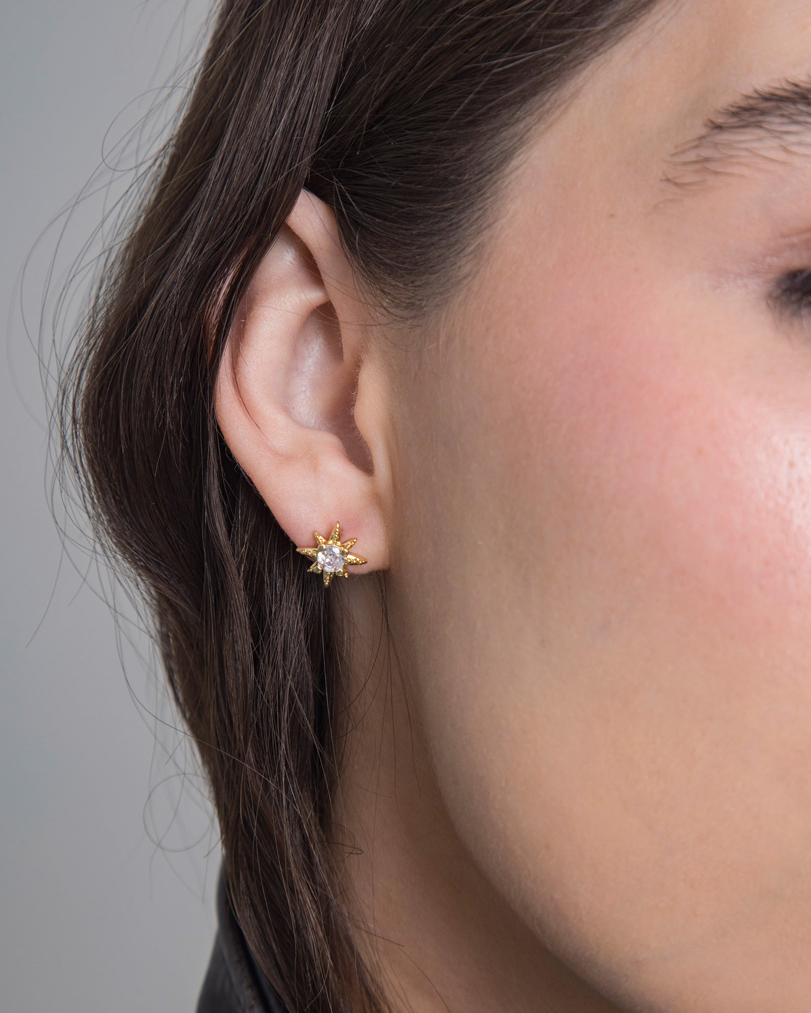 Silver Stardust Studs