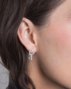 Double Hearted Studs 925