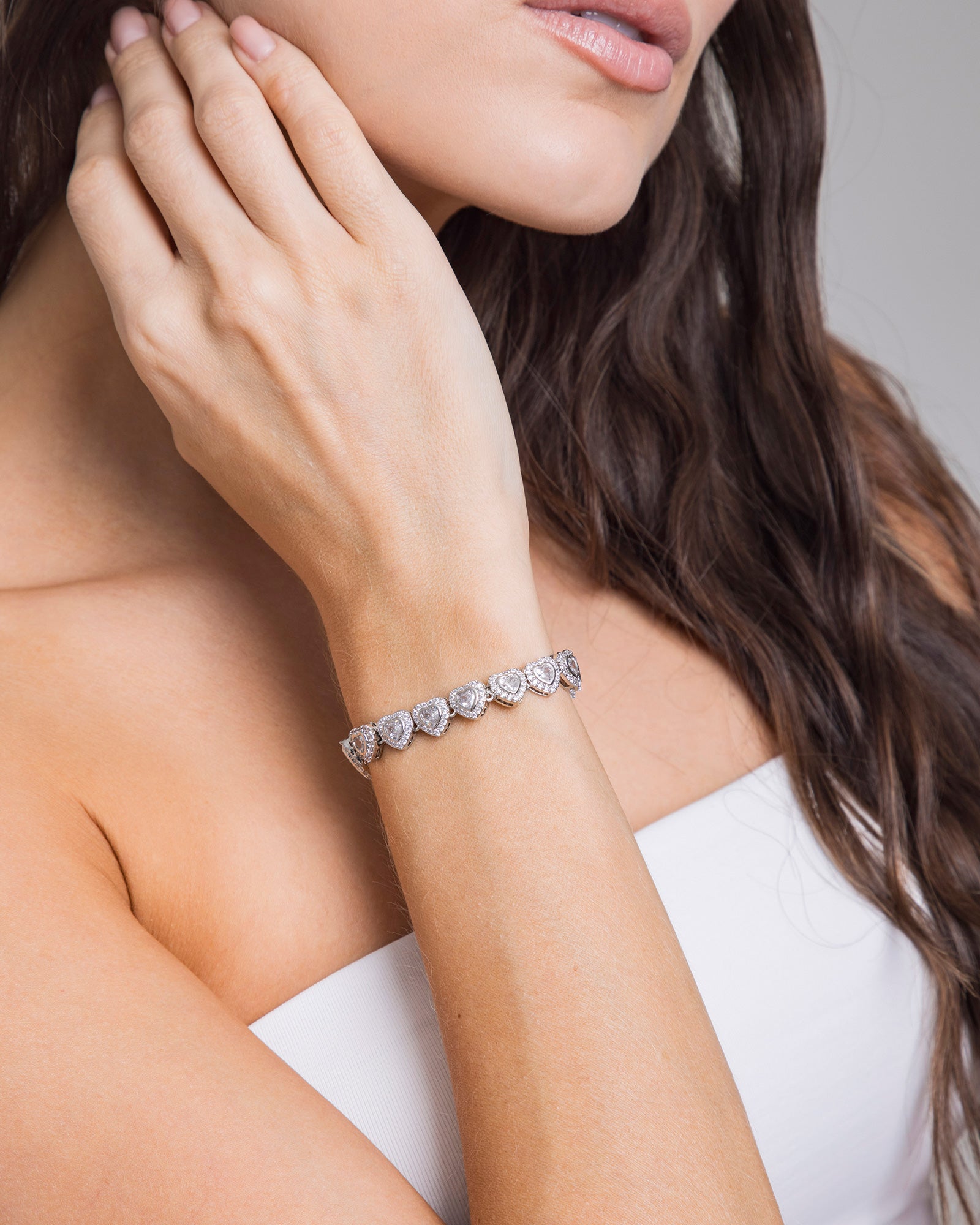 Silver Heart Bracelet