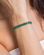 Green Baguette Bracelet