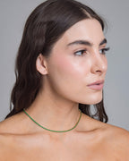 Emerald Tennis Necklace