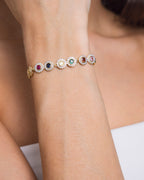 Rainbow Zircon Bracelet