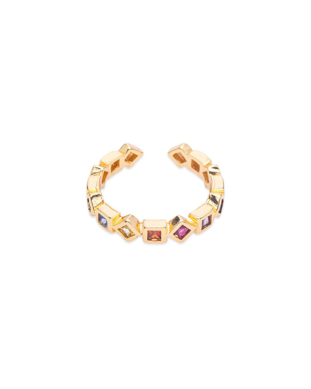 Rainbow Zircon Ring