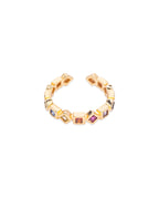 Rainbow Zircon Ring