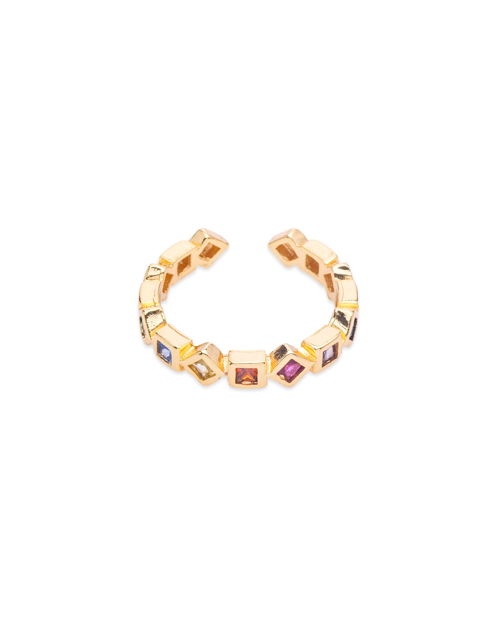 Rainbow Zircon Ring