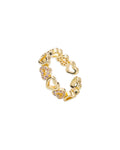 Crystal Hearted Ring