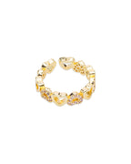 Crystal Hearted Ring