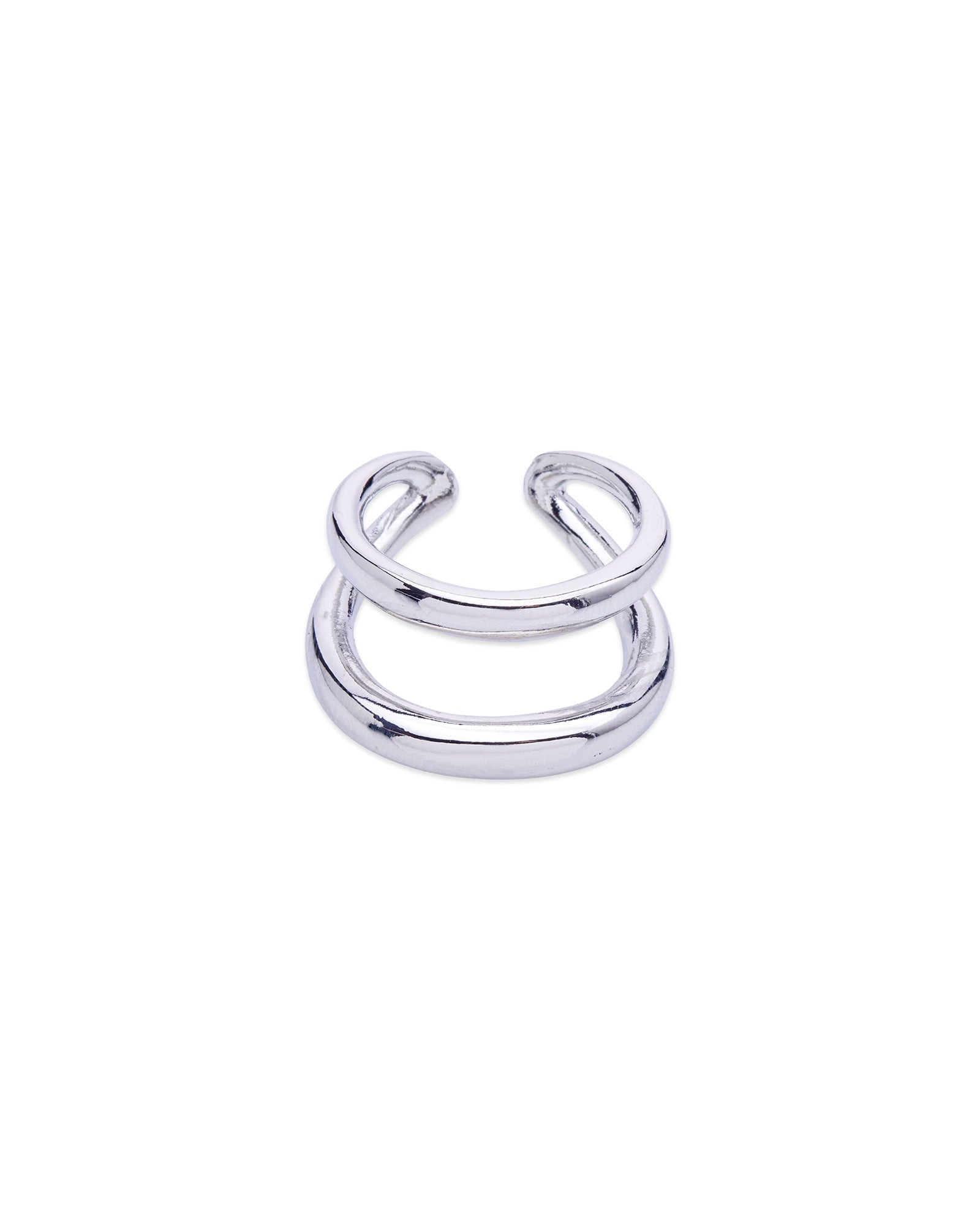Silver Rounded Ring