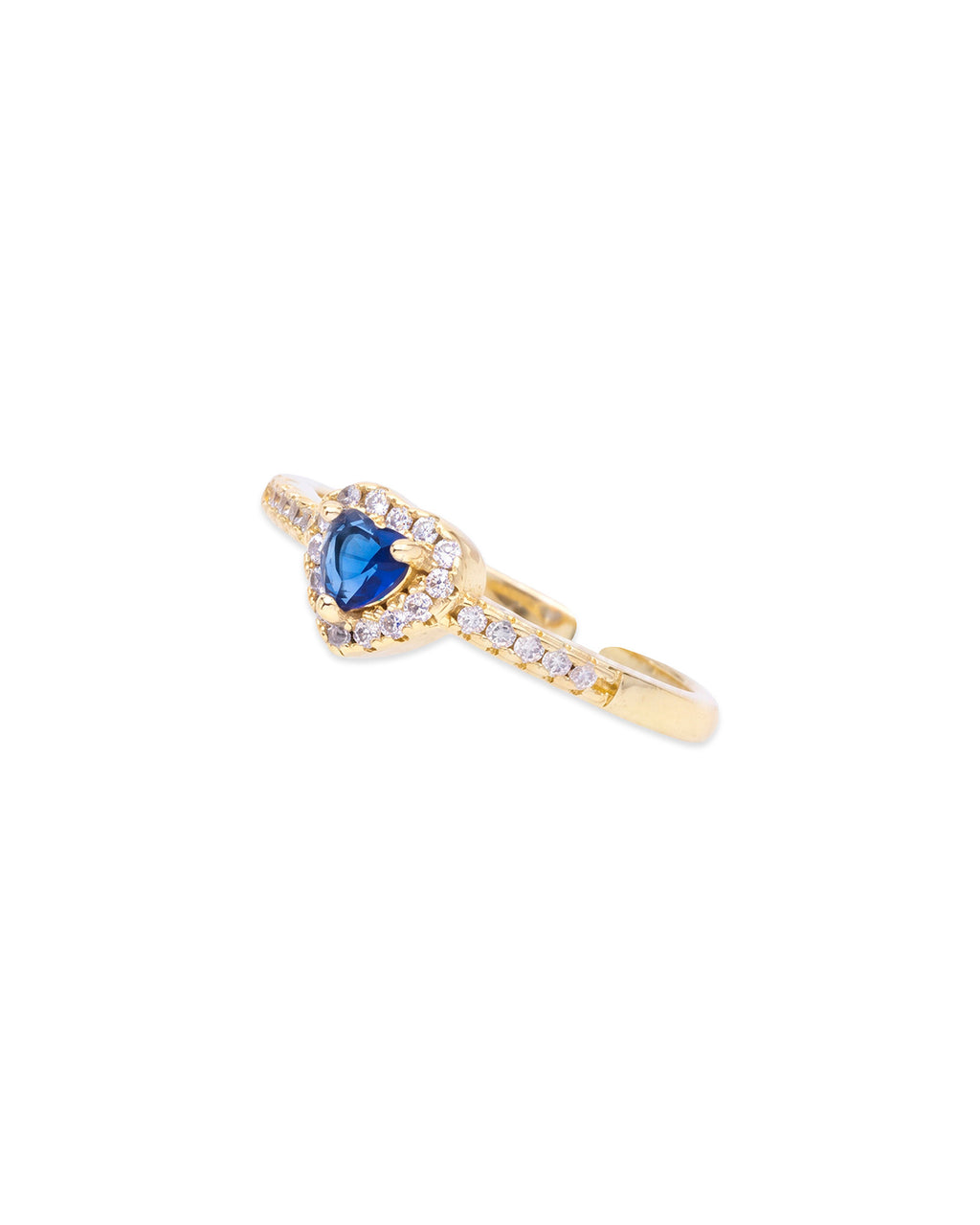 Sapphire Heart Ring