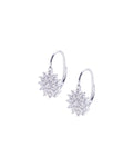 Silver Gem Hoops 925