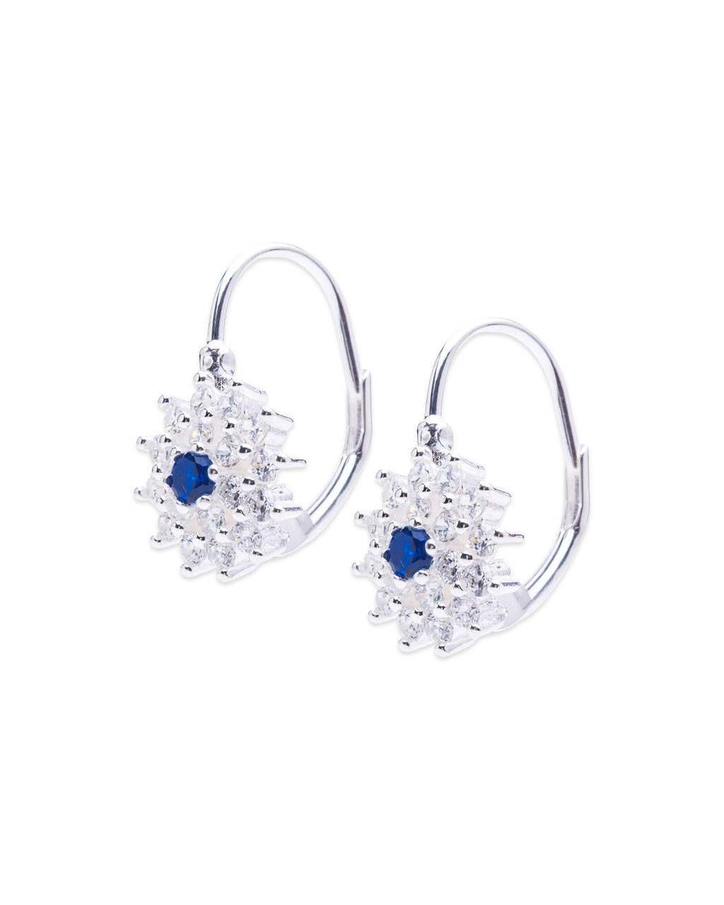 Zapphire Gem Hoops 925