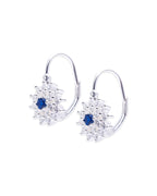 Zapphire Gem Hoops 925
