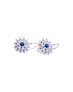 Zapphire Gem Hoops 925