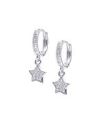 Silver Star Hoops