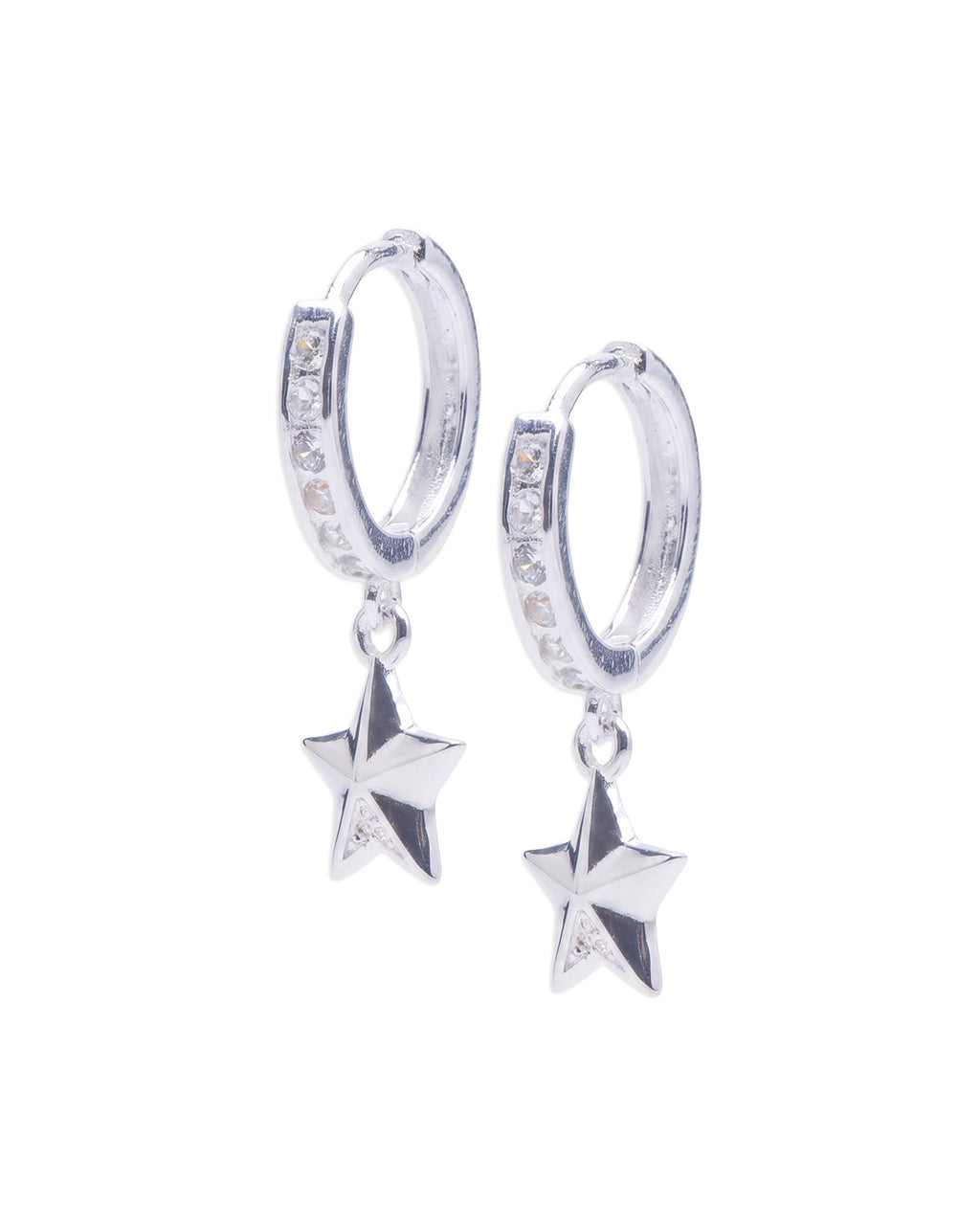 Star Hoops 925