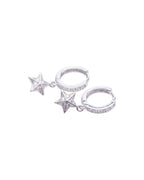 Star Hoops 925