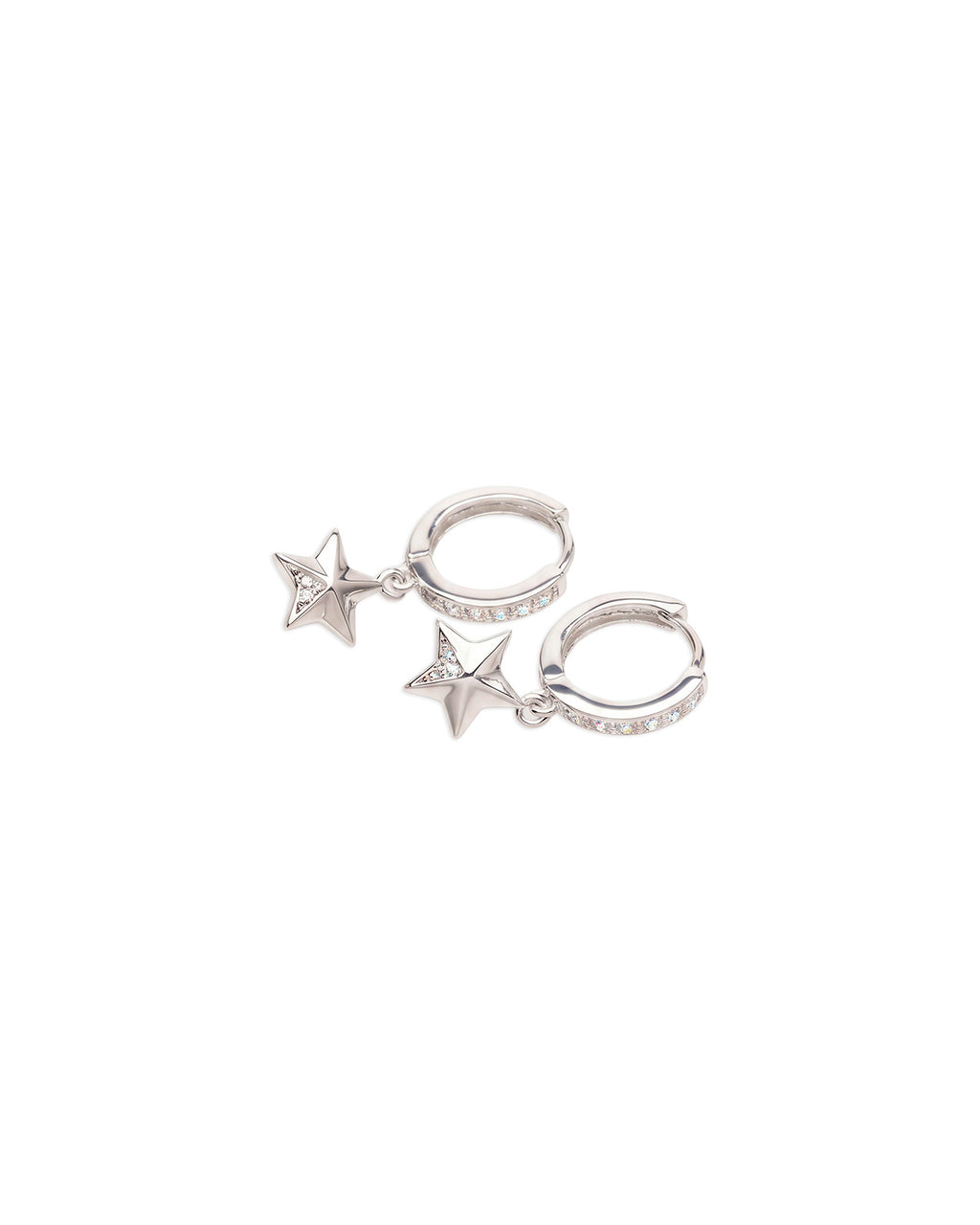 Star Hoops 925