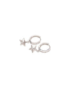 Star Hoops 925