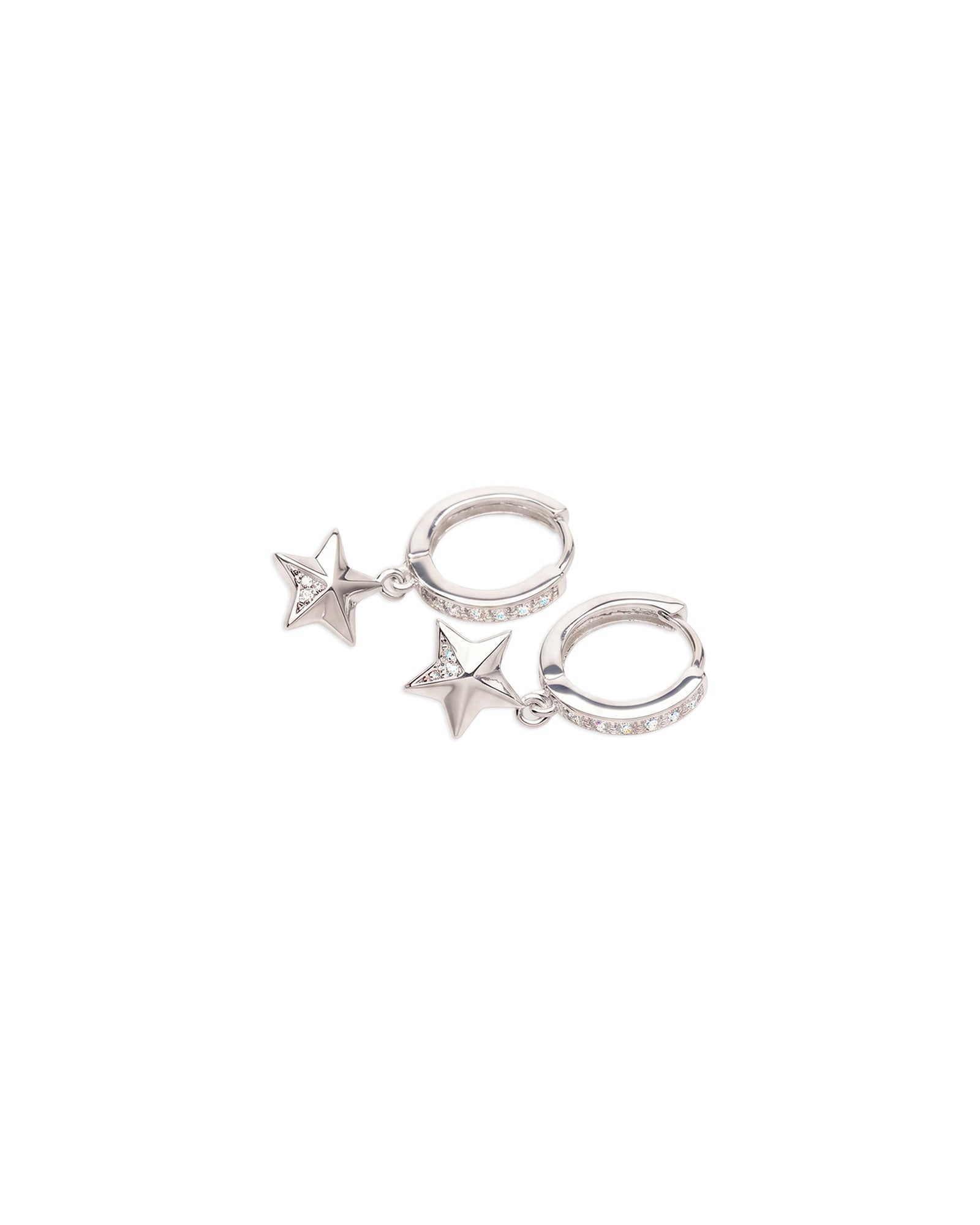 Star Hoops 925