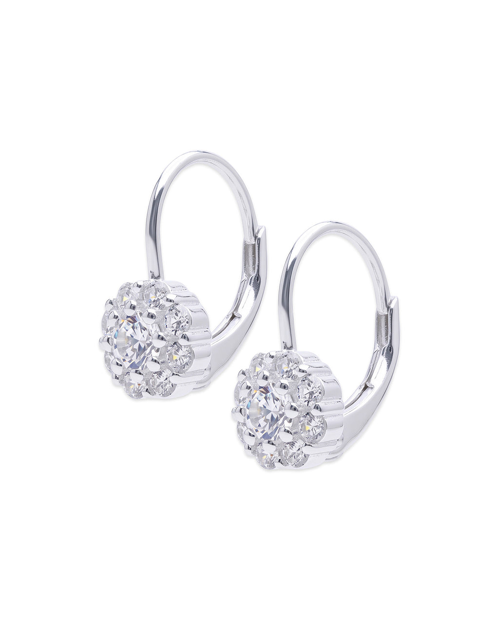 Ice Zircon Hoops 925
