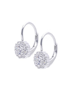 Ice Zircon Hoops 925