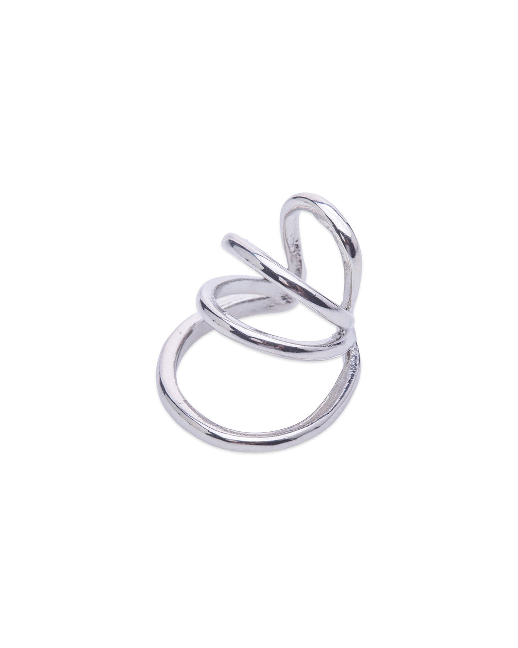 Silver Rounded Earcuff