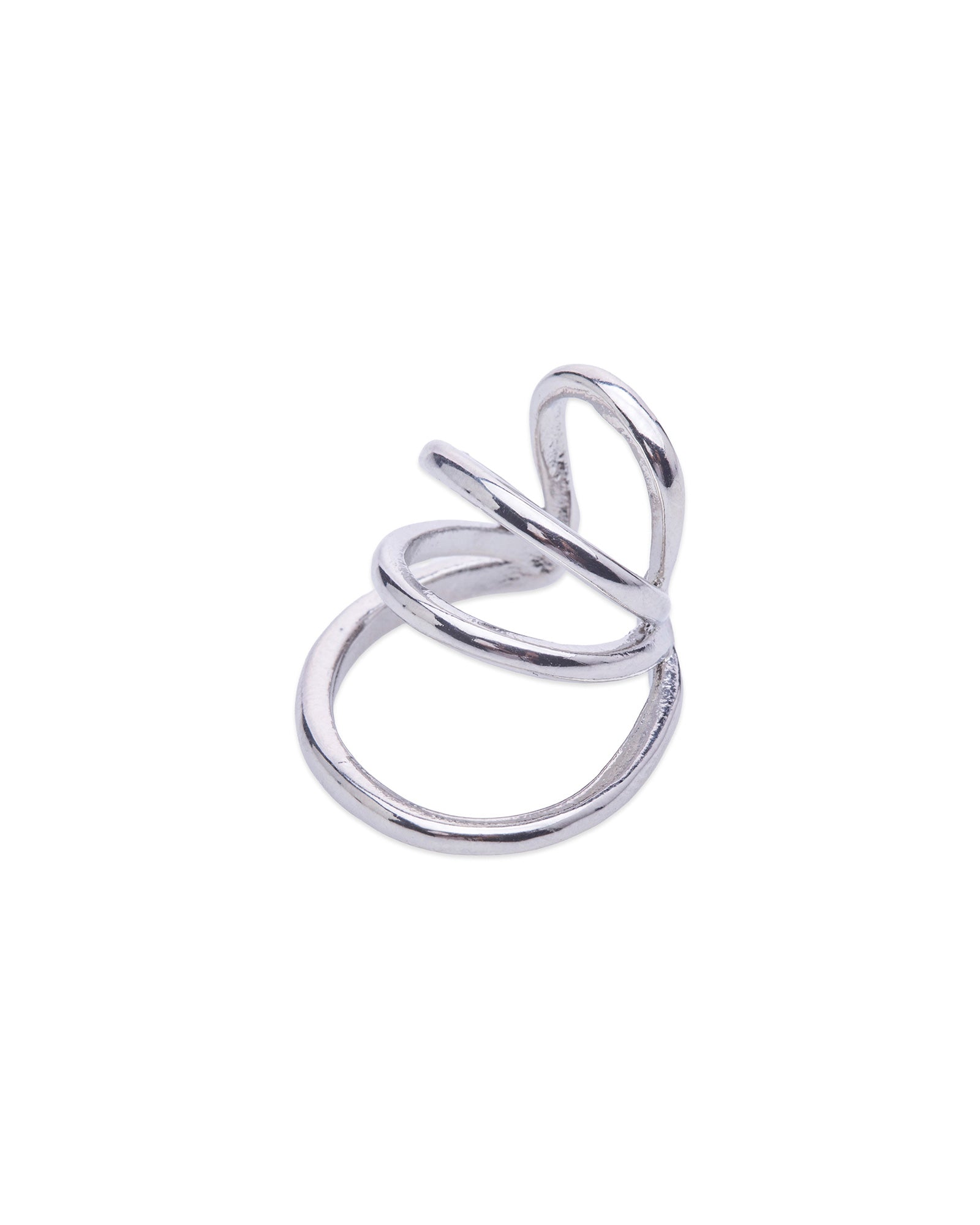 Silver Rounded Earcuff