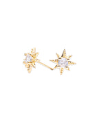 Silver Stardust Studs