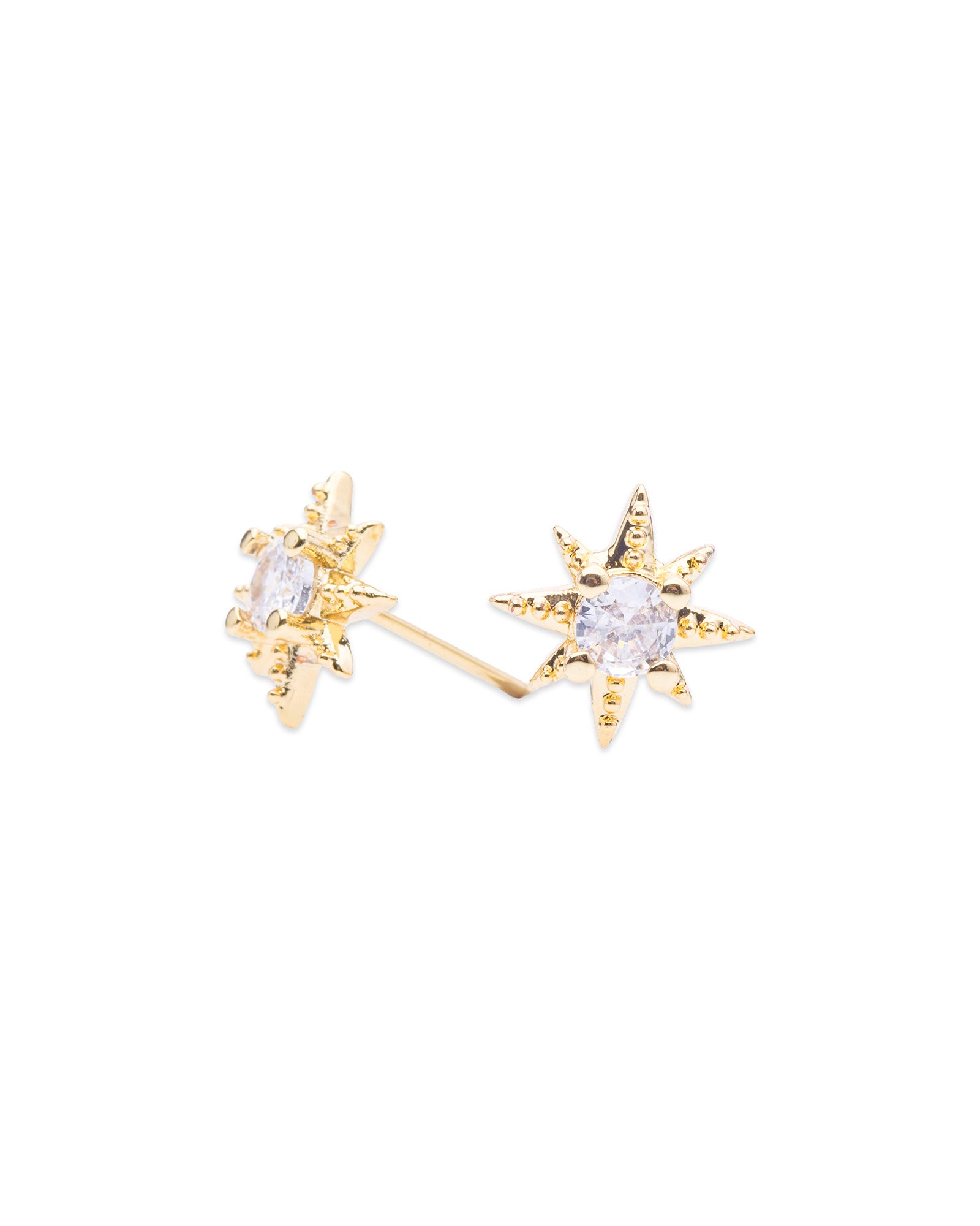 Silver Stardust Studs