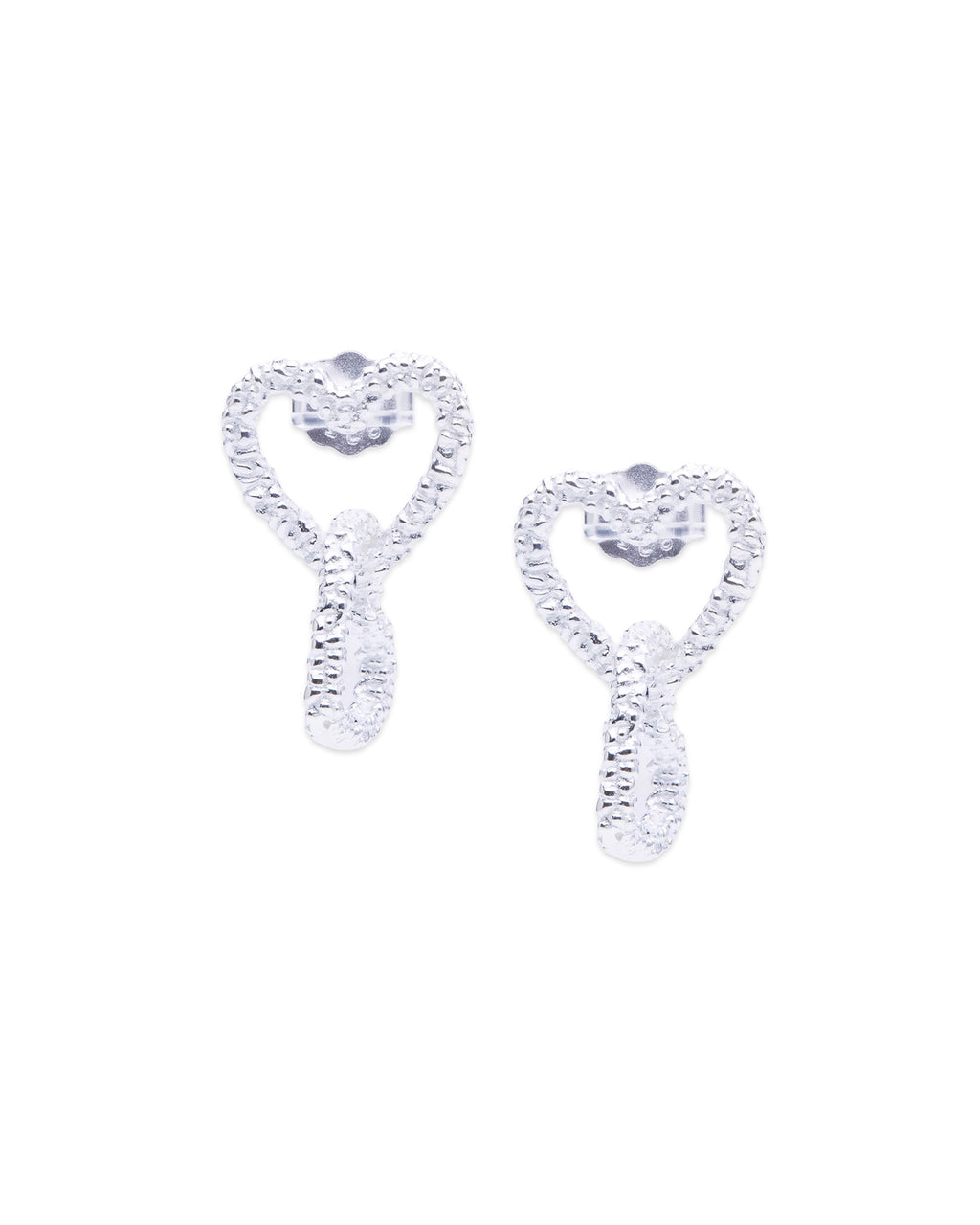 Double Hearted Studs 925