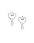 Double Hearted Studs 925