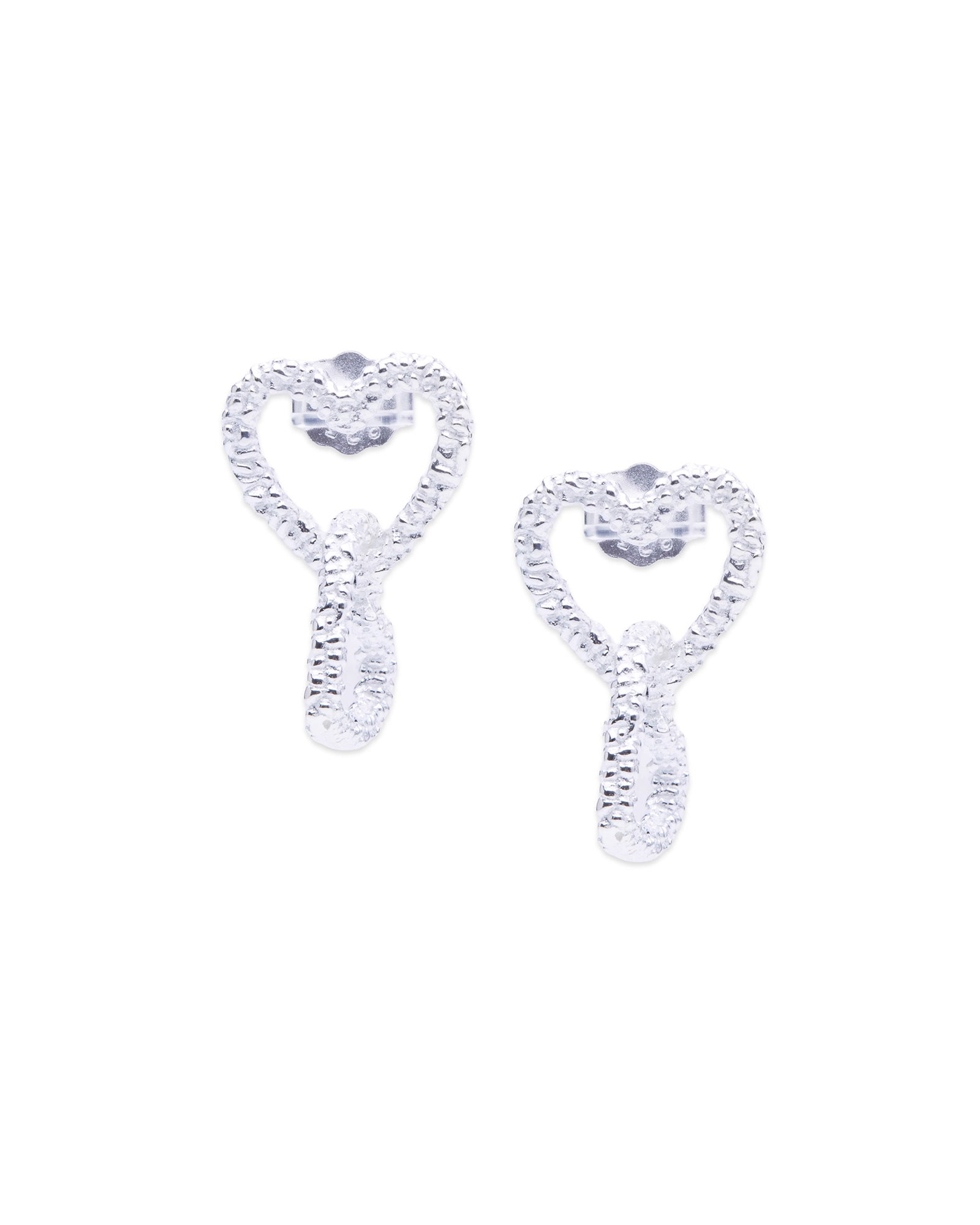 Double Hearted Studs 925