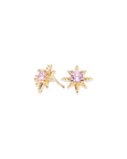 Pink Stardust Studs
