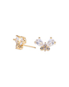 Golden Snow Beetle Studs
