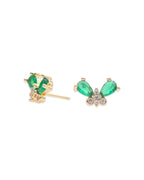 Golden Emerald Beetle Studs