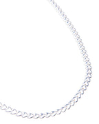 Platinum Heart Necklace 925